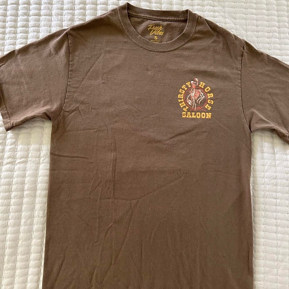Brown Graphic T-Shirt